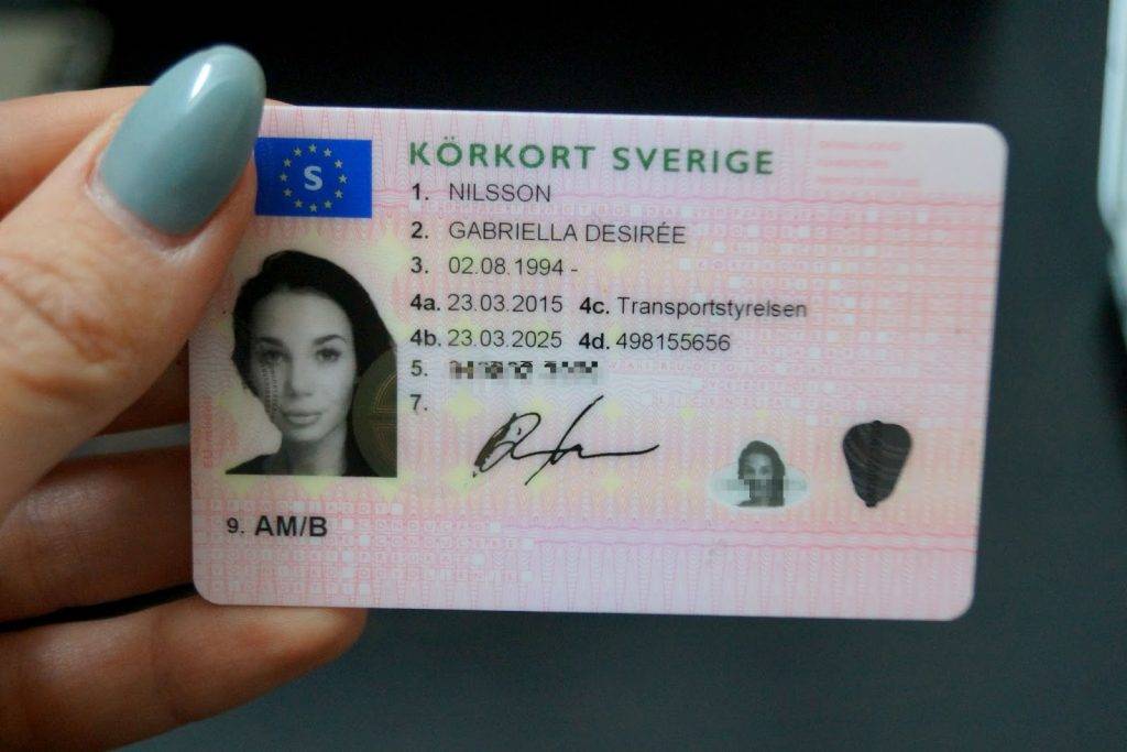 köpa original svenskt körkort